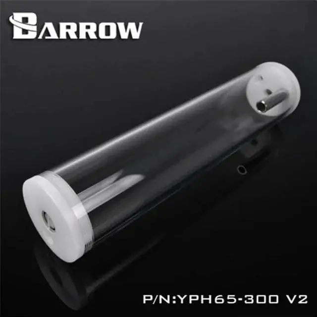 Alt view image 5 of 5 - 65MM diameter multiple length cylindrical water-cooled radiator POM + Acrylic water tank white cover YPH65 V2 series