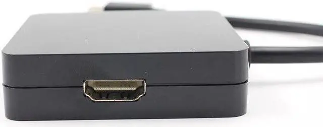 Alt view image 4 of 5 - 3 IN 1 Mini Display Port Thunderbolt to DVI VGA  Adapter cable  for MacBook  splitter  aux cable