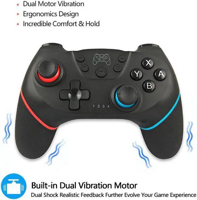 Alt view image 3 of 5 - Wireless Gamepad For Nintendo Switch Pro NS-Switch Pro Game Joystick Controller For Nintendo Manette Sans Fil Controls