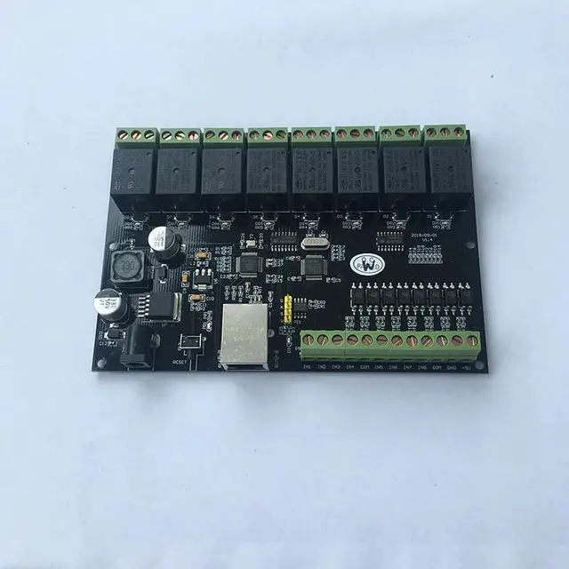 Main image of 8-way Network Relay Module IP/Ethernet Access Controller Switch Volume Transfer MODBUS TCP