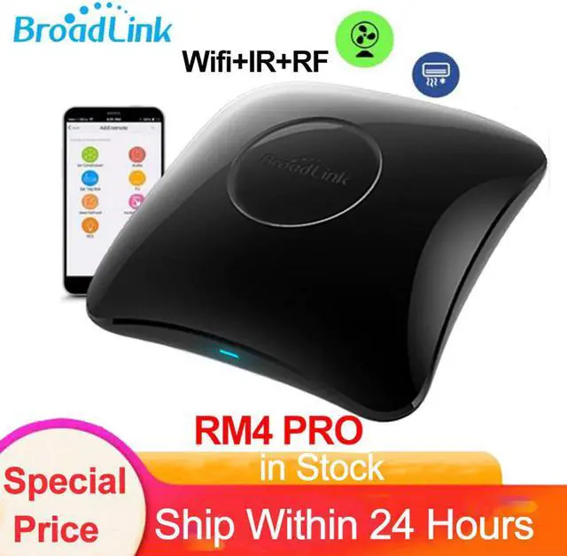 Main image of RM4 PRO, RF IR Wifi Smart Home Universal Remote Control Learning Controller Switch 433MHZ Work with Alexa Google Home