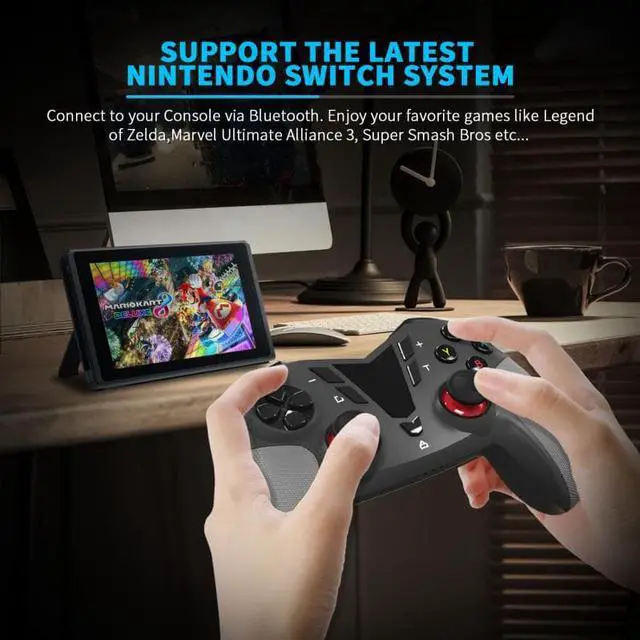 Alt view image 3 of 5 - Wireless Controller Gamepad Joystick Remote Console Gamepad Joystick For Nintend Switch Pro / Switch Lite / PC D/X