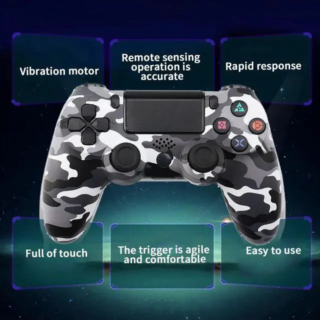 Alt view image 2 of 5 - Wired Controller for PS4 Gamepad Play Station 4 Game Pads Console Joystick  PS4 Controller Games Accessories
