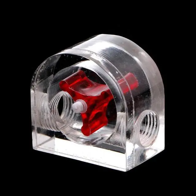 Alt view image 3 of 5 - PC Water Cooling System Water Flow Meter Speedometer Waterproof Sealing