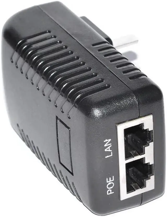 Alt view image 4 of 5 - Power Adapter Converter Network Device Supply Adapter US/EU POE Plug Wall Plug Injector Ethernet Adapter