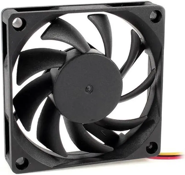Main image of 70x70mm 12V 3-Pin PC Computer Case CPU DC Brushless Cooler Cooling Fan Black