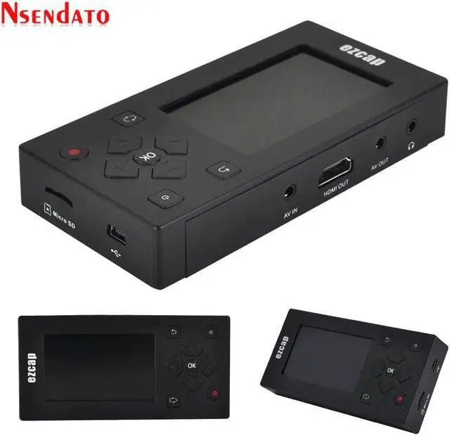 Alt view image 2 of 5 - 271 AV Recorder Audio Video Converter Records VHS Camcorder Tapes to Digital Format 8GB Memory 3" Screen for DVD Player