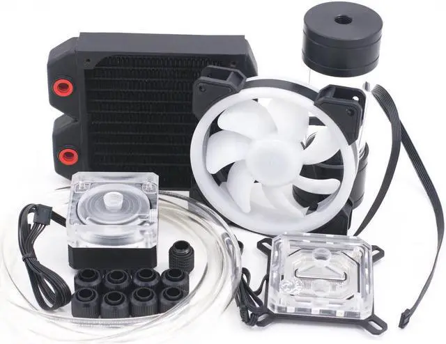 Main image of Water Cooling Kit for  CPU 120mm Copper Radiator 5v RBW RGB Led