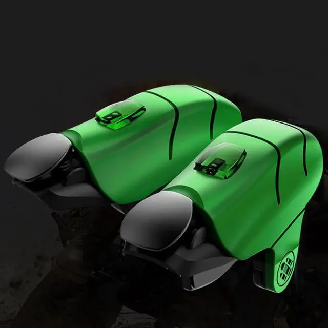 Alt view image 3 of 5 - Game Controller Gamepad L1R1 Trigger Aim Button Shooter Joystick for PUBG Up to 30 Clicks Per Second Green