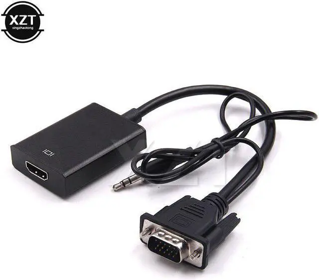 Alt view image 3 of 5 - 1pcs VGA HDMI 1080p with Auido Converter Cable VGA2HDMI with USB Sound IC Power HDMI digital signal output Adapter