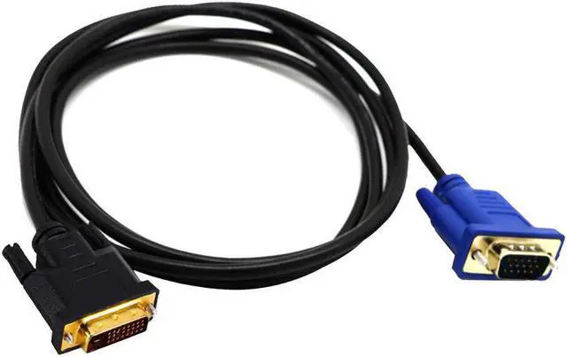Alt view image 4 of 5 - DVI To VGA, Dual-Link DVI-I DVI To VGA D-Sub Adapter Cable