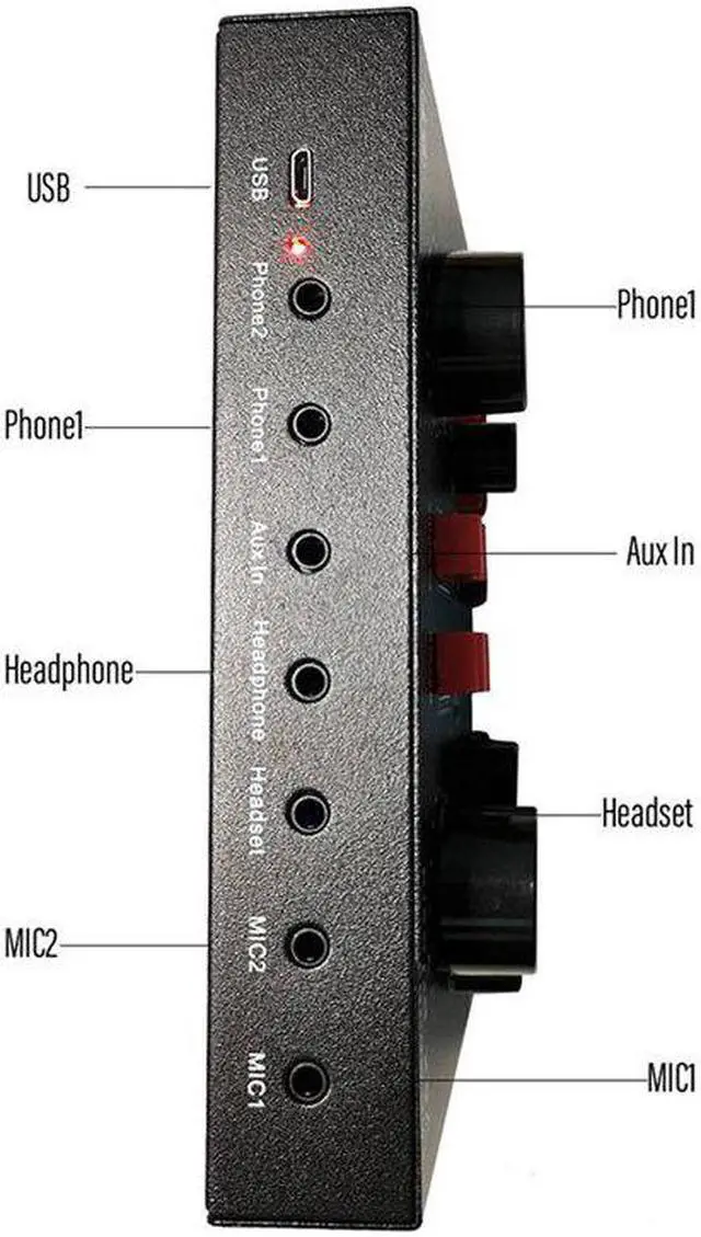 Alt view image 3 of 5 - PRO Live Sound Card o Mixer Bluetooth 15 Multiple Modes Sound Effects for Computer Phones Singing and Recording