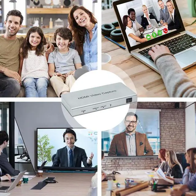 Alt view image 2 of 6 - HDMI Video Capture Card USB 3.0 Tarjeta De Video Recorder Box 1080P 60Hz Capture HD Video Audio Coaxial Fiber Digital Converter