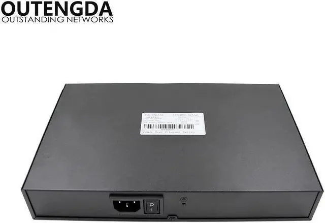 Alt view image 3 of 5 - 16 RJ45 10/100M 16 Port POE Switch Unmanaged Rack Mount Power over Ethernet Switch Built-in Power 150W CCTV Network Switch