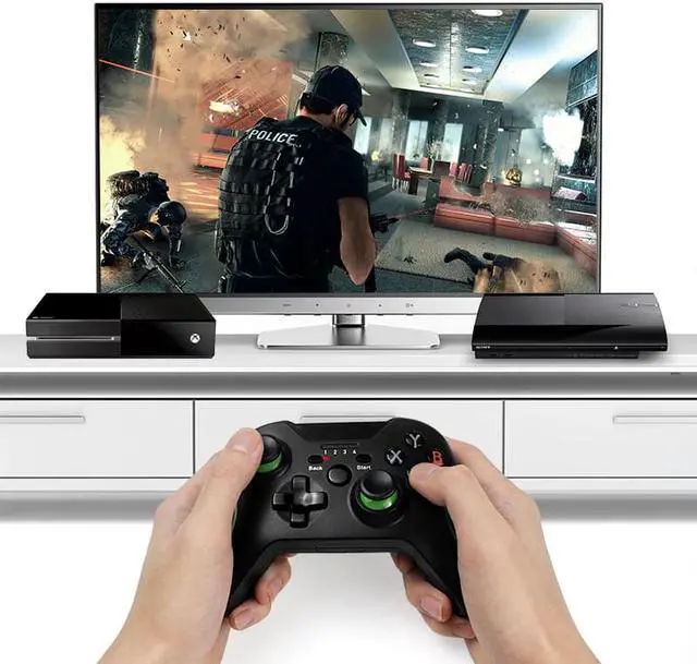 Alt view image 4 of 5 - 2.4GHz Wireless Gamepad Joystick Support For  XBox 1 Controller For Win PC For ps3/Android smartphones Controller