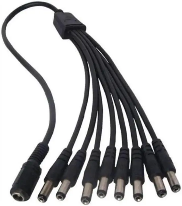 Main image of 1PCS CCTV Security Camera 1 DC Female To 2/3/4/5 Male Plug Power Cord Adapter Connector Cable Splitter for LED Strip 2020 New