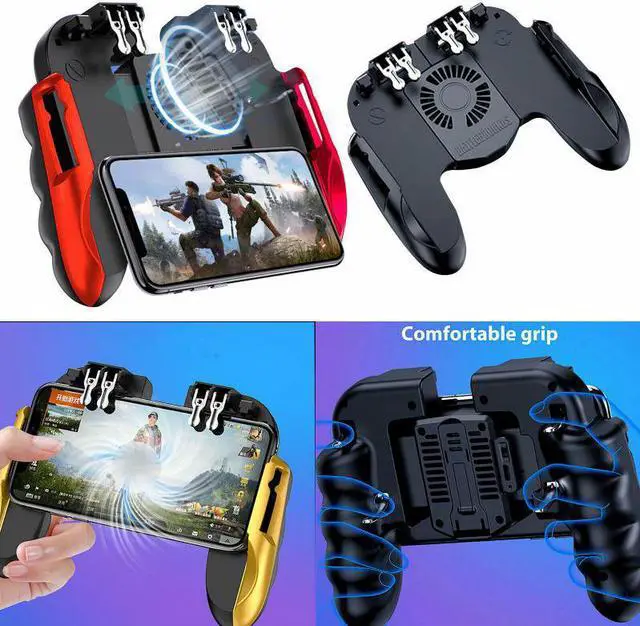 Alt view image 2 of 5 - Pubg Controller Joystick For IOS Android Mobile Phone Game Pad Pubg Game Joystick With Cooler Fan Newest In Stock Hot