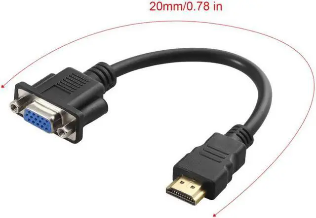 Main image of Male To VGA D-SUB Female Video AV Adapter Converter  Cable for HDTV Set-Top Cables Adaptores Dropshipping