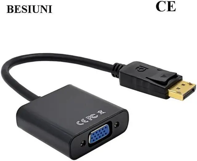 Alt view image 4 of 4 - DisplayPort DP To VGA Adapter Cable Professional For  MacBook Air Pro iMac Mac Mini Thunderbolt
