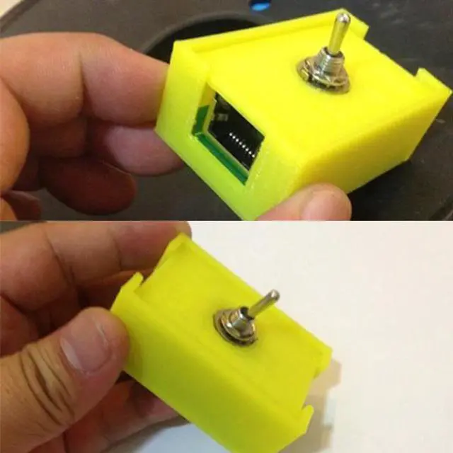 Alt view image 4 of 4 - cable switch switch RJ45 switch Twisted pair cable Anti-theft line control