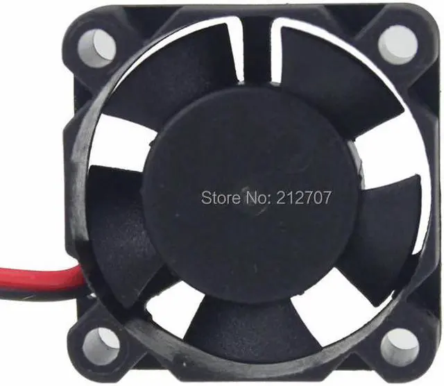 Alt view image 3 of 5 - 1PCS  2Pin 30 x 30 x 10mm 3010 DC Axial 24 volt 30MM 24V DC Cooling Fan