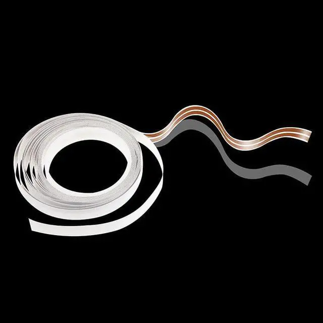 Alt view image 2 of 5 - 23 AWG Flat Cable add 2 Terminal Blocks 2 Conductor 10M Pure Copper with Adhesive Backing Power Extension Cord