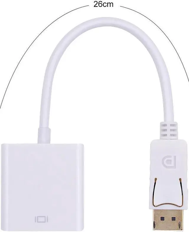 Alt view image 2 of 5 - High Quality DisplayPort Display Port DP to VGA Male to Female Adapter Cable Converter for PC HDTV Monitor Projector
