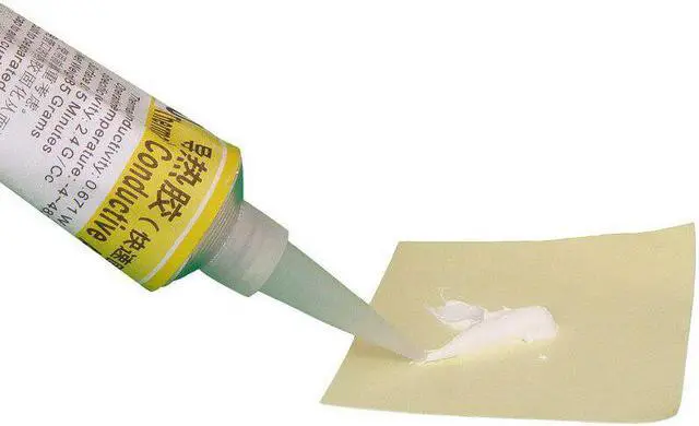 Alt view image 4 of 5 - Net Weight 85 Grams Fast Curing Aluminum Soft Tube Packaging White 9980 Thermal Adhesive Cement Glue Silicone for LED VGA ST85
