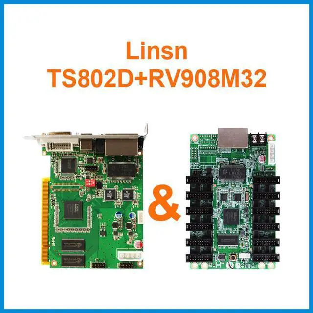 Main image of sending card TS802 TS802D and  receiving card RV908M32 full color video led display screen controller