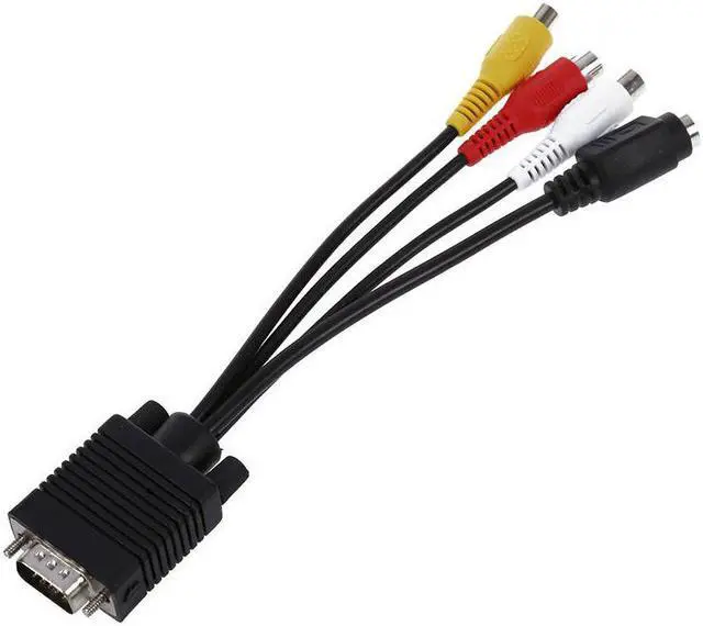 Main image of adapter to TV S-Video RCA output video cable for PC