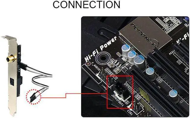 Alt view image 4 of 5 - 24BIT192KHz SPDIF Daughter Card Optical Fiber Coaxial Digital Sound Card Baffle DAC DTS Decoder for General Motherboard