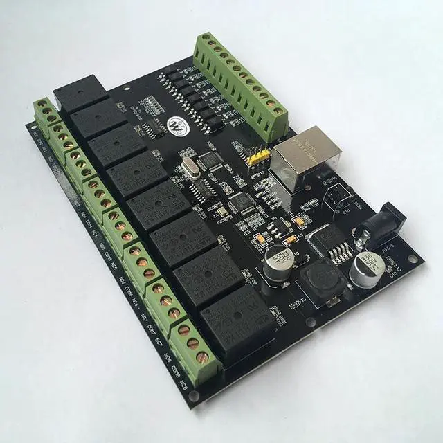 Alt view image 4 of 5 - 8-way Network Relay Module IP/Ethernet Access Controller Switch Volume Transfer MODBUS TCP