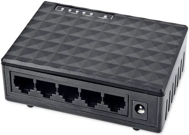 Alt view image 4 of 4 - 5 Port Gigabit Network Switchs Desktop Switch Fast Ethernet Network Switcher LAN Full/Half duplex Exchange