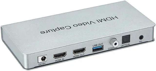Alt view image 4 of 6 - HDMI Video Capture Card USB 3.0 Tarjeta De Video Recorder Box 1080P 60Hz Capture HD Video Audio Coaxial Fiber Digital Converter