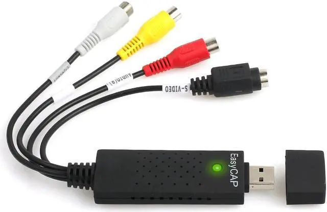 Alt view image 4 of 5 - Video Capture Card Converter PC Adapter VHS To DVD Converter Audio Video Capture Kit Scart RCA Cable For Win 10