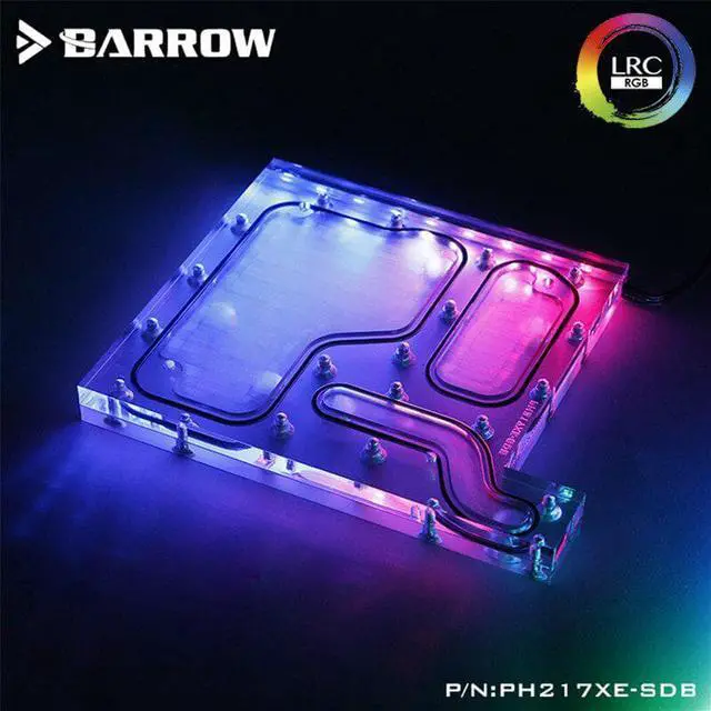 Alt view image 2 of 4 - Distro plate for PHANTEKS 217XE Dynamic Chassis, Waterway Board Deflector Water Cooling 5V/3PIN MB SYNC  PH217XE-SDB