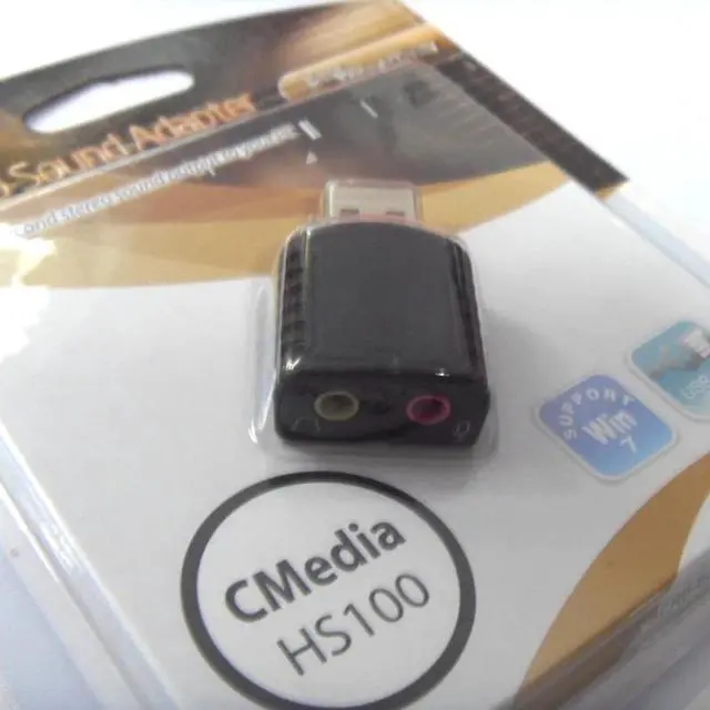 Alt view image 5 of 5 - USB External Sound Card Microphone Earphone USB Stereo Sound Adapter for PC Headphone MIC