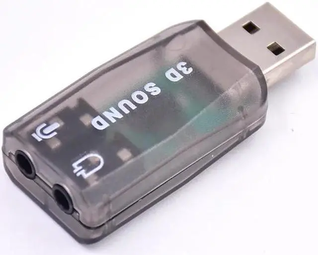 Alt view image 4 of 5 - 5.1 USB Sound Card External usb Audio Adapter Sound Card USB to Jack 3.5mm Earphone Micphone Mic Speaker for PC Laptop