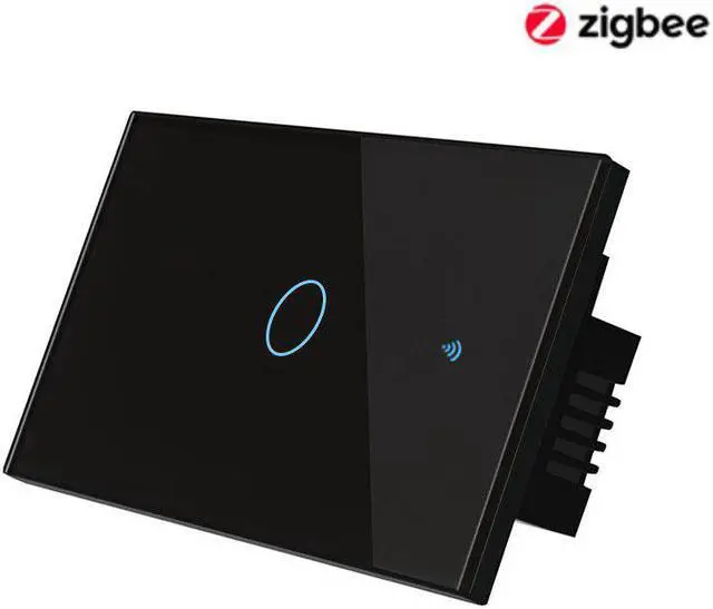 Alt view image 5 of 5 - smart touch switch network connection APP control US standard 1\2\3gang AC110V 220V wall sticker light switch interrupter