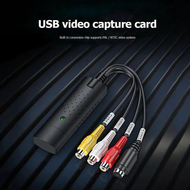 Alt view image 5 of 5 - USB2.0 Video Acquisition Tuner Card Classic Colors and Simple Durable Design with Audio Adapter RCA Audio Converter