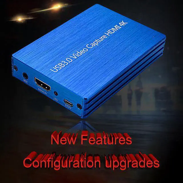 Alt view image 5 of 5 - 4K 60Hz HD USB3.0  Video Capture 1080P  to USB Video Capture Card for Game Streaming Live Broadcast