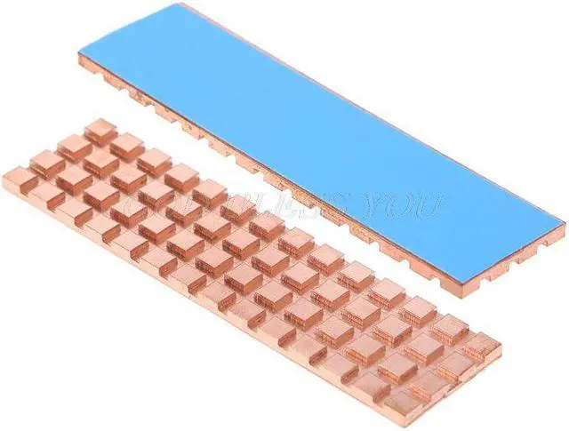 Main image of Heatsink Cooler Heat sink Thermal Conductive Adhesive For M.2 2280 PCI-E NVME SSD 67*18mm Thickness 2mm/3mm/4mm