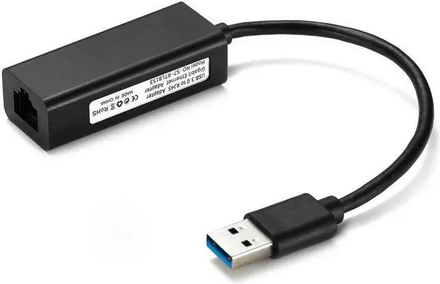 Main image of 3.0 to RJ45 10/100/1000Mbps Gigabit High Speed RJ45 Ethernet LAN Network Adapter Chipset Black for Nintendo Switch