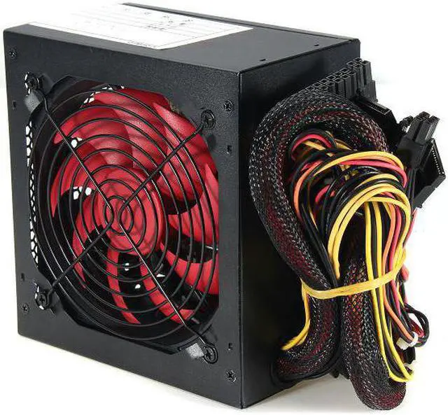 Alt view image 2 of 5 - Max 800 Watt 800W for Intel  PC 12V ATX PC Power Supply SLI PCI-E 12CM Fan High Quality Computer Power Supply For BTC