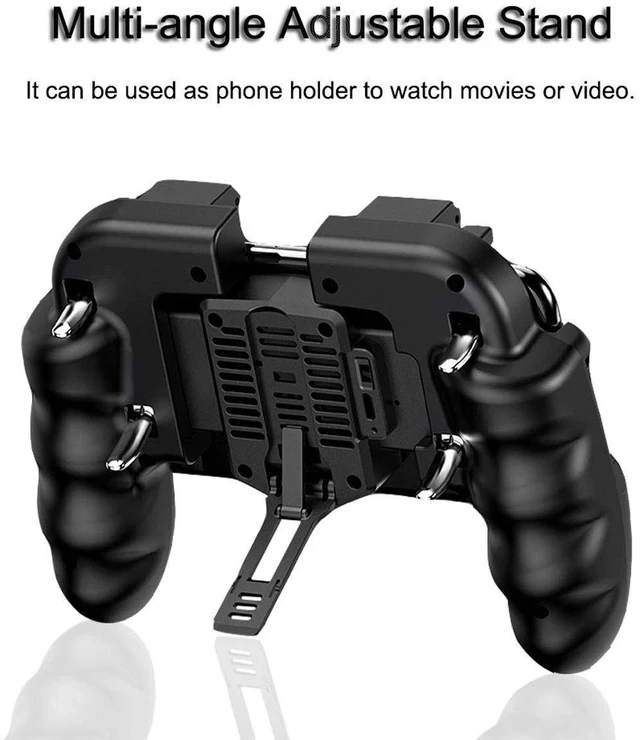 6 Finger All-in-One Mobile Game Controller Fire Key Button for PUBG ...