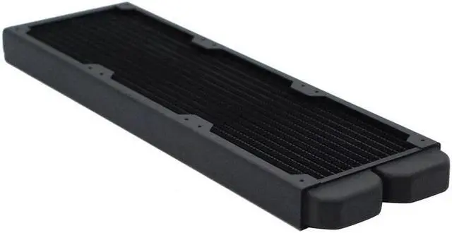 Alt view image 3 of 5 - TSRP-TW360 360mm Computer Water Cooling Copper Radiator 14 Flat Tube Single Layer Copper Fin for 12cm Fan