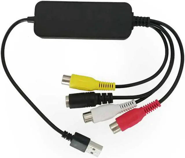 Alt view image 4 of 5 - Portable Live Streaming Converter Plug And Play ABS TV Adapter Audio Video  Card Mini VHS To DVD For PC Digitizes