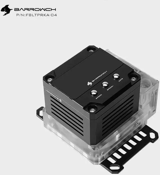 Alt view image 5 of 5 - CH CPU Water Block + Pump Combo 5V A-RGB For INTEL,AMD AM3 AM4,X99 X299 17W PWM Pump With RPM OLED Display FBLTPRK-04