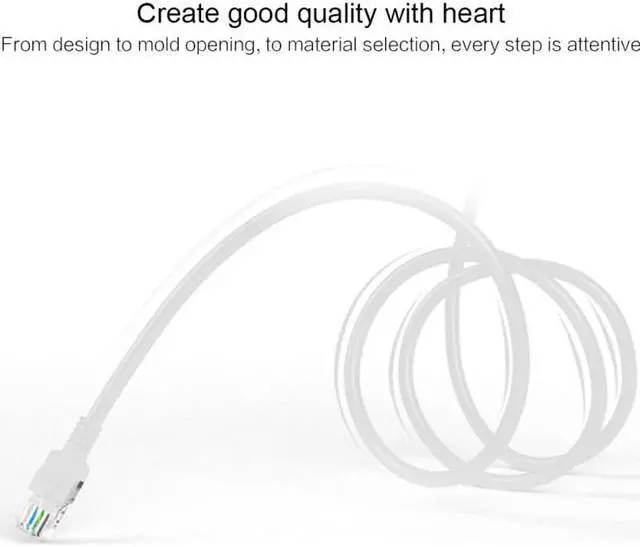 Alt view image 2 of 5 - Durable CAT-5e RJ45 Ethernet LAN Network Cable for computers and switches hubs ADSL routers digital set-top boxes CAT-5e Et