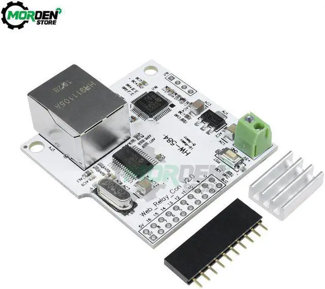 Alt view image 3 of 5 - 8 16 Channel ENC28J60 28J60 W5100 RJ45 Network web Relay Control Switch Internet Management P2P WIFI Router Control relay Module